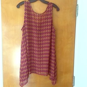 Colorful Tunic Tank Blouse from Nordstrom’s